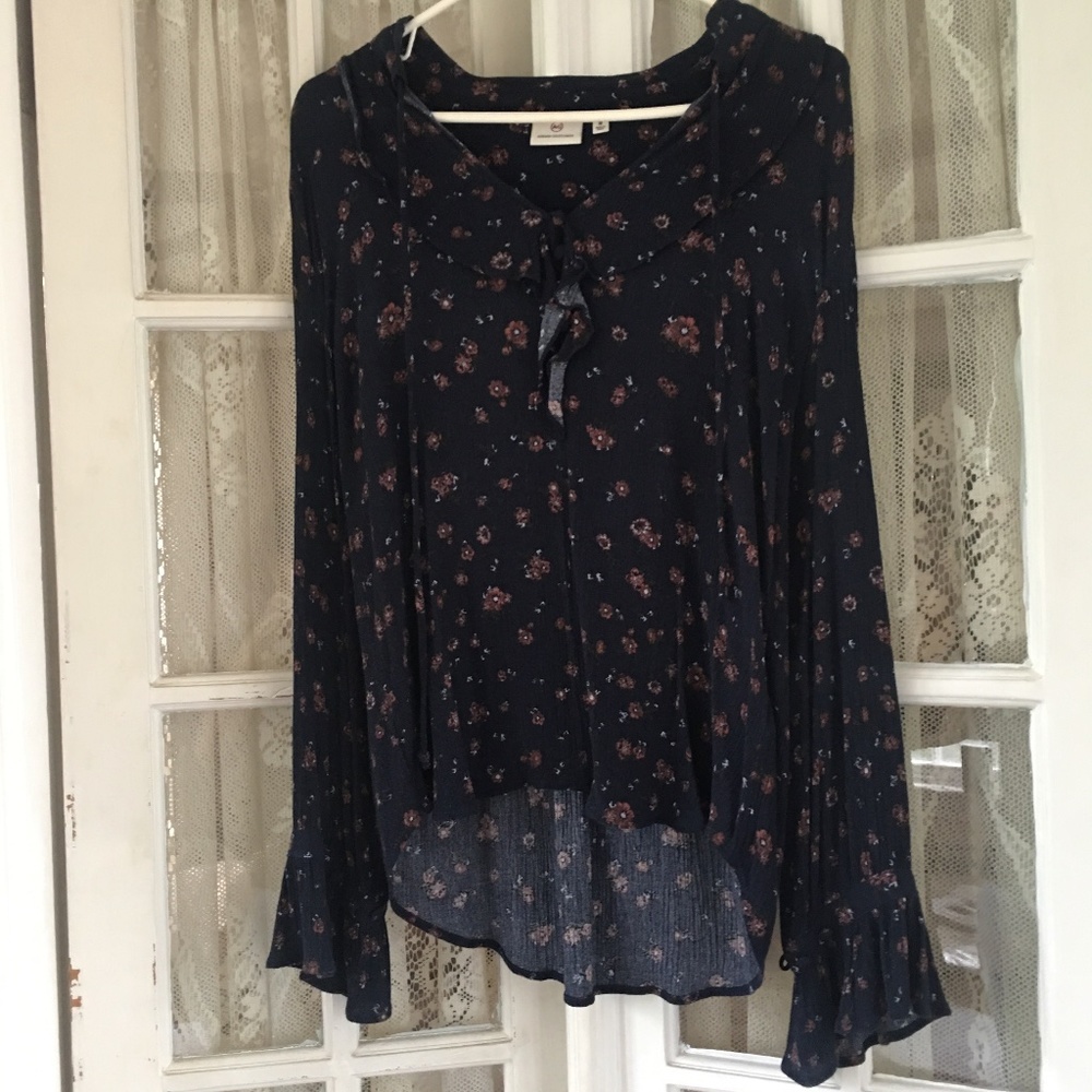 HOST PICK! AG Adriano Goldschmied Peasant Blouse – Size M – RUNS VERY SMALL